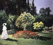 Claude Monet Jeanne-Marguerite Lecadre in the Garden oil painting picture wholesale
